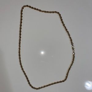 REAL 14K 24 IN GOLD ROPE CHAIN